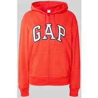 GAP Sweatjacke mit Kapuze in Rot, Größe XL von GAP