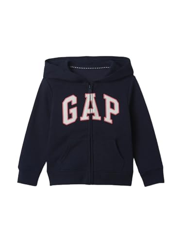 GAP Tg PTF Logo FzSweatshirt für Mädchen, Wandteppich, Marineblau, 24 Monate von GAP