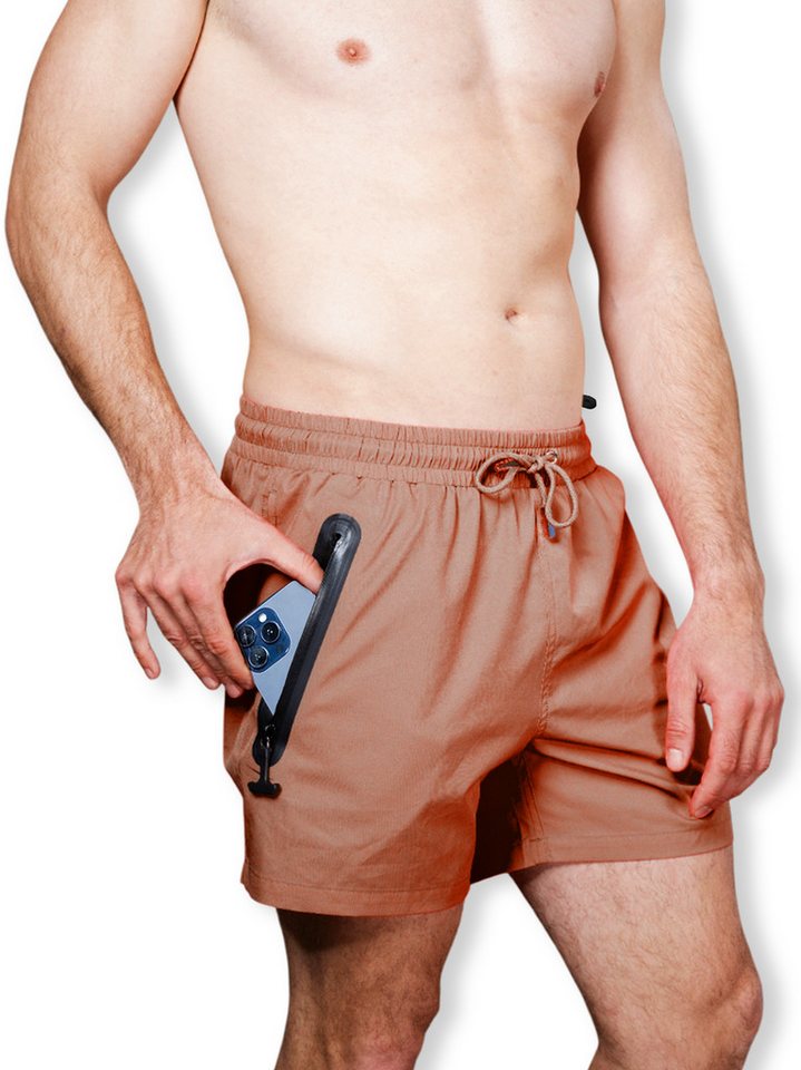 GARADOS SWIMWEAR Badehose mit 100% wasserdichter Tasche 100% wasserdichte Tasche von GARADOS SWIMWEAR