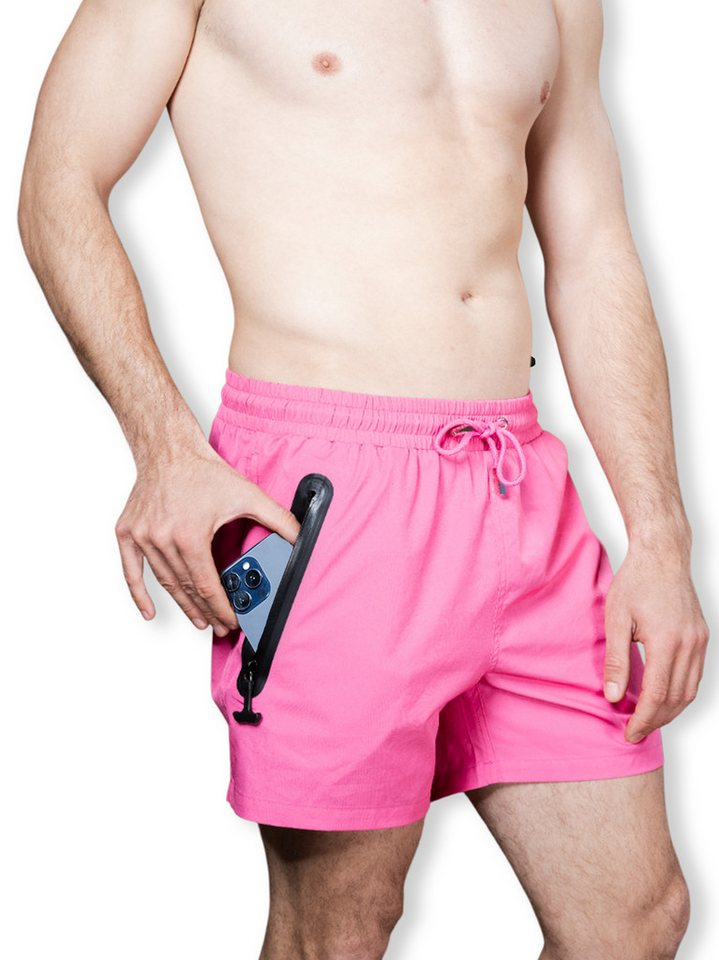 GARADOS SWIMWEAR Badehose mit 100% wasserdichter Tasche 100% wasserdichte Tasche von GARADOS SWIMWEAR