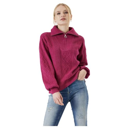 Garcia Damen Pullover, Cherry pink, L von GARCIA DE LA CRUZ