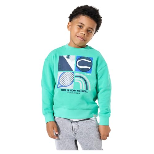 Garcia Jungen Sweatshirt mit Frontprint, Größe:92/98, Farbe:Papyrus von GARCIA DE LA CRUZ