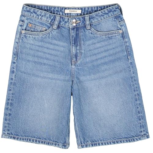 Garcia Mädchen Jeans-Shorts, Größe:176, Farbe:medium Used von GARCIA DE LA CRUZ
