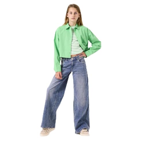 Garcia Mädchen Wide Leg Pant Jeans Slim fit, Größe:164, Farbe:medium Used von GARCIA DE LA CRUZ
