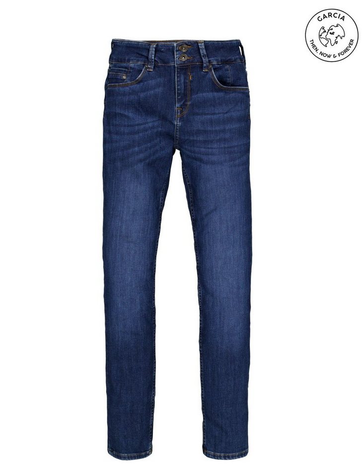 GARCIA JEANS Stretch-Jeans GARCIA CARO CURVED dark used 285.8723 - Flow Denim von GARCIA JEANS
