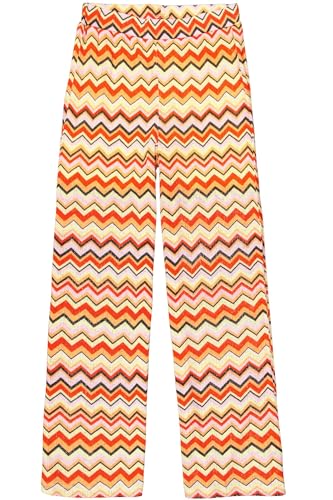 GARCIA Mädchen Bunte Chevron-Hose Sommerhose, Größe:140, Farbe:Manderin red von GARCIA