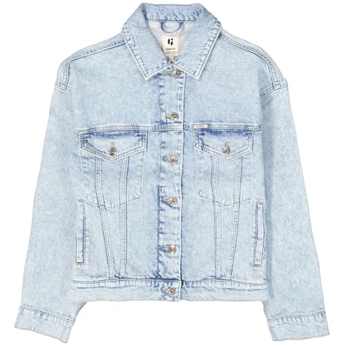 Garcia Mädchen Jeansjacke Denim Jacket, Größe:152/158, Farbe:Light Used von GARCIA DE LA CRUZ