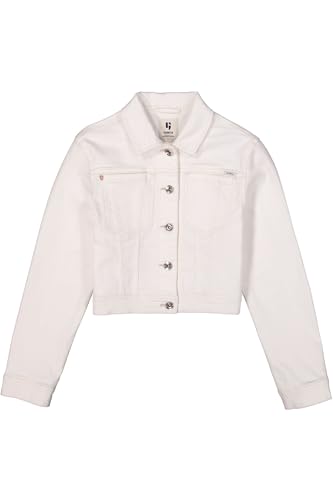 GARCIA Mädchen Jeansjacke Denim Jacket weiß, Größe:176, Farbe:White von GARCIA