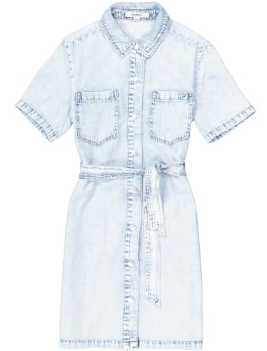 GARCIA Mädchen Sommer Jeanskleid medium Used, Größe:128/134, Farbe:medium Used von GARCIA