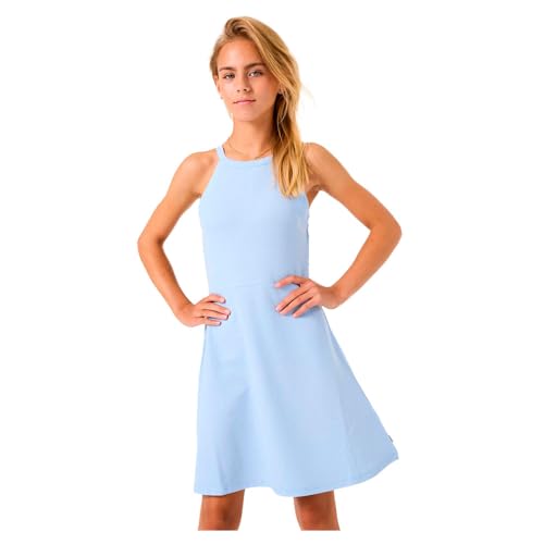 Garcia Mädchen Sommerkleid mit Cut-Out-Details, Größe:152/158, Farbe:Chambray Blue von GARCIA DE LA CRUZ