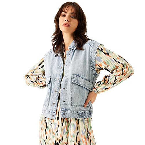 Garcia Damen Colbert + Gilet Jacke, Blue Worn, XL von GARCIA