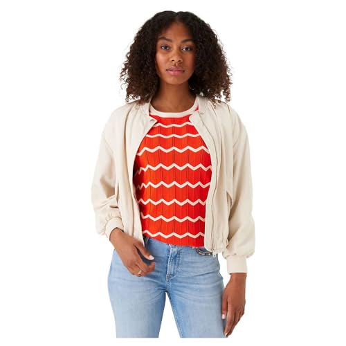 Garcia Damen Outerwear Jacke, Ecru, L EU von GARCIA
