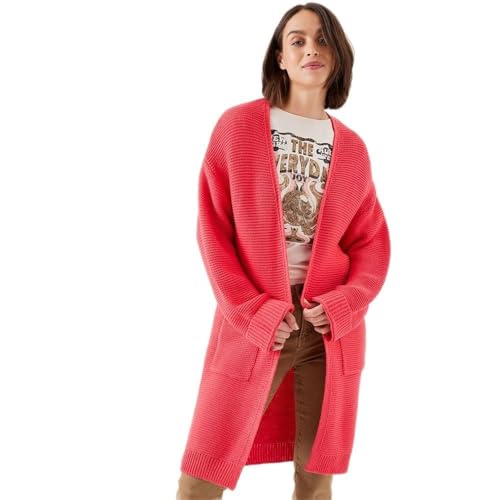 Garcia Damen Strickjacke, Deep Pink,L von GARCIA