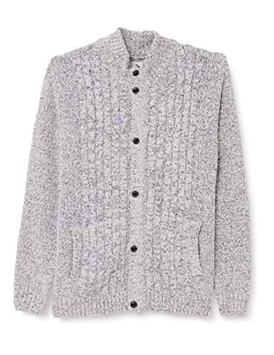 Garcia Herren Cardigan Knit Strickjacke, Cream Melee, XXL von GARCIA