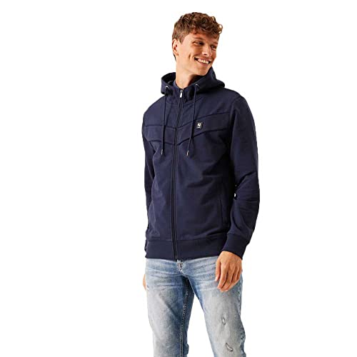 Garcia Herren Cardigan Sweat Sweatshirt, Marine, S Garcia Herren Cardigan Sweat Sweatshirt, Marine, S von GARCIA