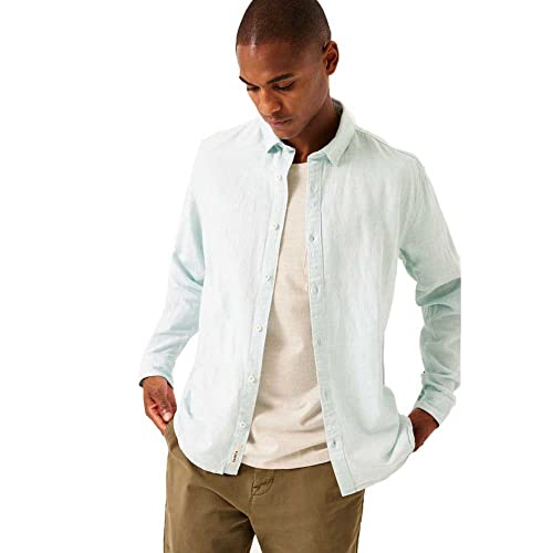 Garcia Herren Shirt Long Sleeve Hemd, Seafoam, S von GARCIA