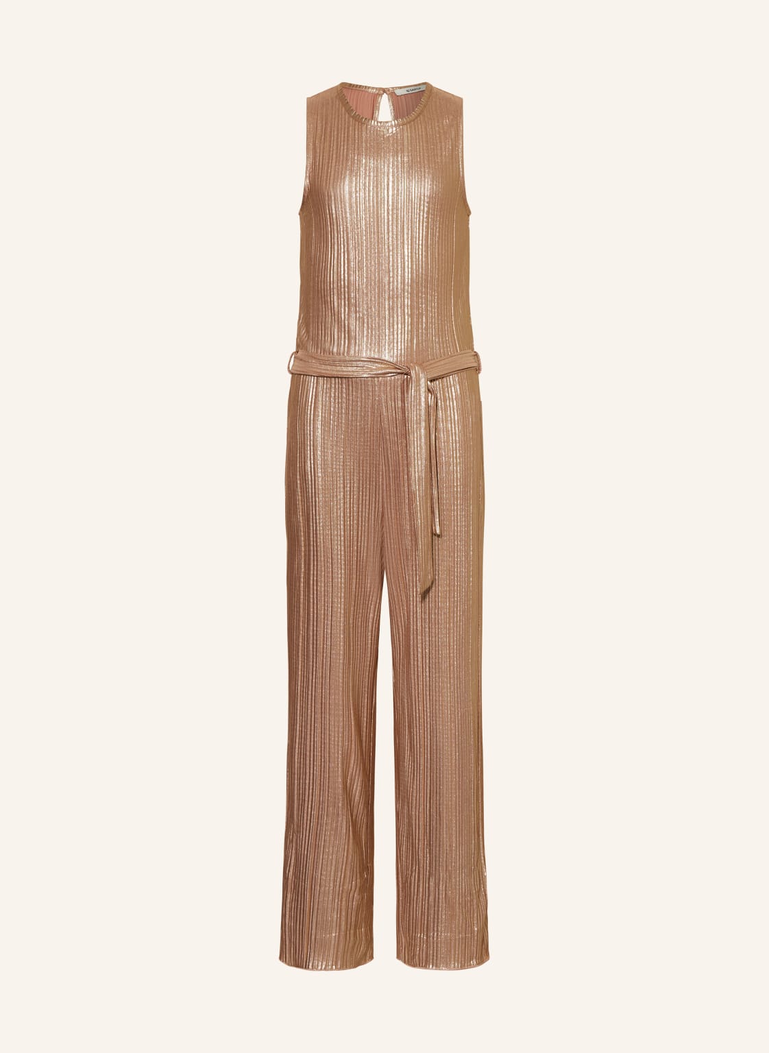 Garcia Jumpsuit Mit Plissees rosegold von GARCIA