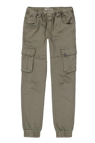 Garcia Jungen Cargohose Schlupfbund, Größe:134, Farbe:deep Army von GARCIA