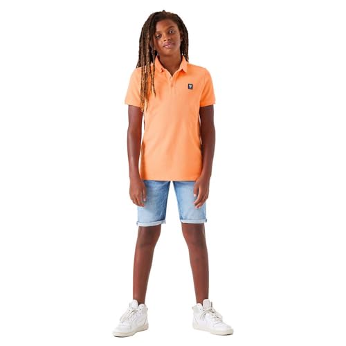 Garcia Kids Jungen Polo Shirt, Coral Reef, 128 EU von GARCIA