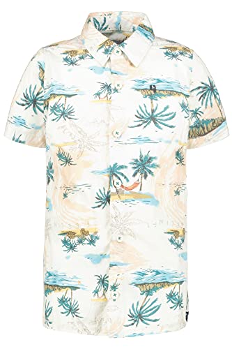 Garcia Kids Jungen Shirt Short Sleeve Hemd, Ivory, 92/98 von GARCIA