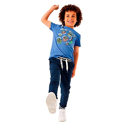 Garcia Kids Jungen Short Sleeve T-Shirt, Blue Bird, 104/110 von GARCIA