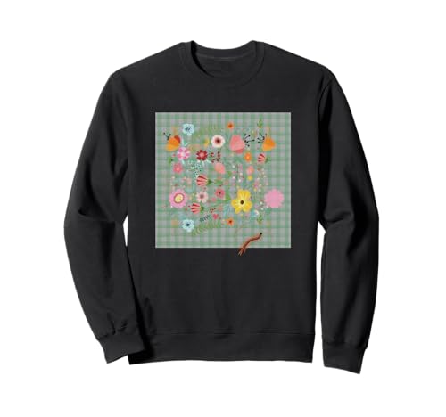 Damen Blumen Aquarell Botanische Blumen und Tausendfüßer Sweatshirt Damen Blumen Aquarell Botanische Blumen und Tausendfüßer Sweatshirt von GARDEN BOTANICAL WATERCOLOR GRAPHIC DESIGNS