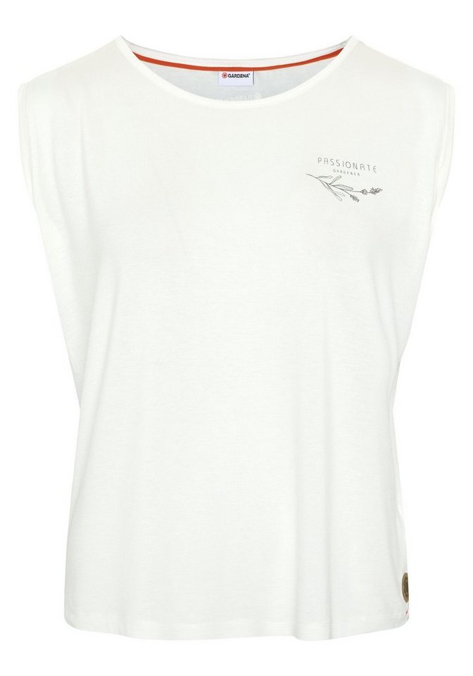 GARDENA Shirttop mit filigranem Gardening-Print von GARDENA