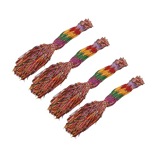 GARIOUANS 100 Stück Bunte Handgewebte Armbänder Verstellbar für Frauen und Männer für Freundschaft Strandpartys und Tägliches Tragen Zufällige Farben Zufällige Farbe Zufällige Farbe von GARIOUANS