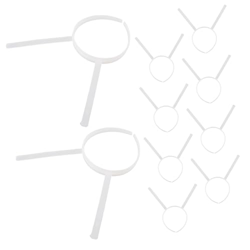 GARIOUANS 10stücke Kunststoff Stirnband Kunststoffrahmen Für Diy-projekte Basen Für Bastelprojekte Unvollendeter Haarbandrahmen Stirnbandhalter Für Handwerk von GARIOUANS