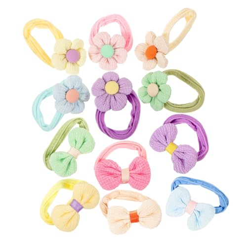 GARIOUANS 12 Stück Teiliges Haargummi Mädchen mit Elastischen Weichen Blumen Schleifenmotiven Schonend für Dünnes Haar für Ponytail Kindergarten Schule und Party GARIOUANS 12 Stück Teiliges Haargummi Mädchen mit Elastischen Weichen Blumen Schleifenmotiven Schonend für Dünnes Haar für Ponytail Kindergarten Schule und Party von GARIOUANS