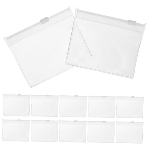 GARIOUANS 12 Stück Teiliges Transparente Eva Zip Beutel Wiederverwendbare Robuste Reise Medizintaschen mit Selbstsicherndem Verschluss Kompakt Leicht als Travel Medicine Organizer von GARIOUANS