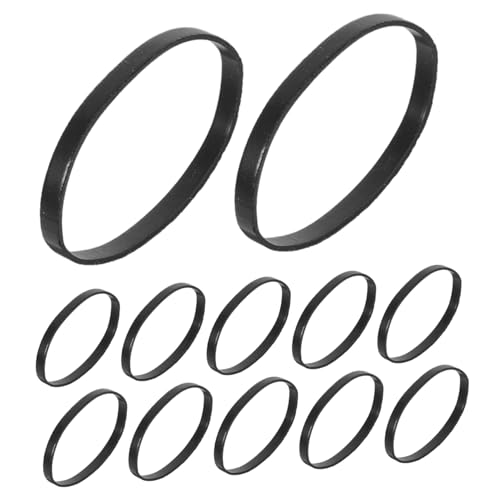 GARIOUANS 1500 Stück Mini Haargummis Schwarz Elastische Haarbänder mit Starker Dehnbarkeit Transparentes Sanftes Gummiband für Damen Mädchen Alltag Party Schonend für von GARIOUANS