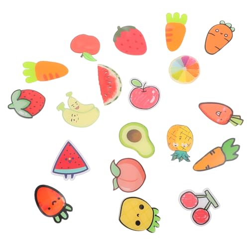 GARIOUANS 19 Stück Acryl Strawberry Wassermelone Kirsche Badges Sommer Party Dekoration für Kleidung Mixed Style von GARIOUANS