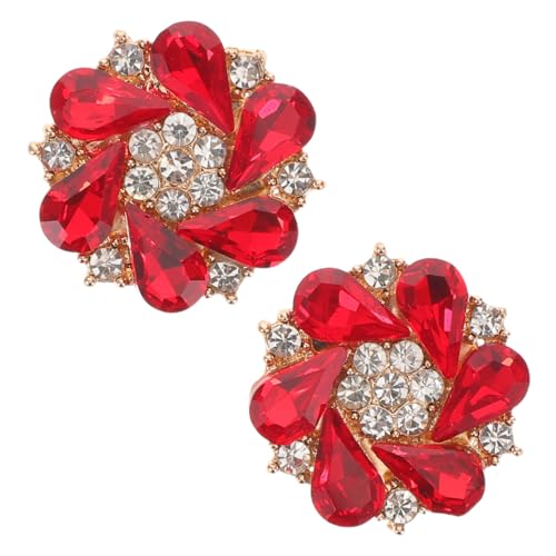 GARIOUANS 2 Stück Abnehmbare Strass-button Covers aus Elegante Manschettenknopf-deckel für Damenblusen Modische und Sichere Knopfverschönerung für Hemden und Kleider von GARIOUANS
