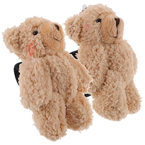 GARIOUANS 2 Stück Plüsch Klatscharmbänder mit Niedlichem Bärenmotiv Weiche Kinderarmbänder aus Strapazierfähigem Leicht Anzulegen für Geburtstagsfeiern Halloween und Partys Bequem und von GARIOUANS