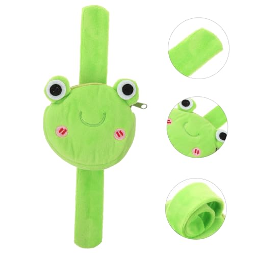 GARIOUANS 2 Stück Slap Armband mit Reißverschluss Münzbeutel Cartoon Party Wristband Leicht Langlebig als Festival und Partybevorzugung von GARIOUANS