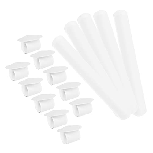 GARIOUANS 20 Stck Teiliges Weißes Schnapparmband für Robuste Blanko Slap Armbänder aus PVC für DIY Partygeschenke und Personalisierte Klatscharmbänder bei Kindergeburtstagen von GARIOUANS