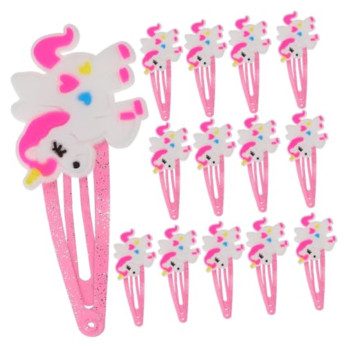 GARIOUANS 20 Stück Teiliges Einhorn Haarspangen für Mädchen Robuste Cartoon Haarklammern Bunte Haarschmuck Clips Leicht Kombinierbar für Verschiedene Frisuren und Anlässe von GARIOUANS