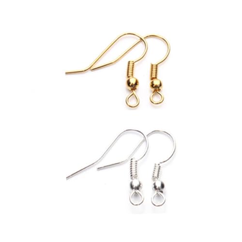 GARIOUANS 200stücke Allergische Ohrringe Zubehör Diy Ohrring Teile Anti-allergie Ohrringe Für Damen Einfache Anhänger Teile Aus Metall von GARIOUANS