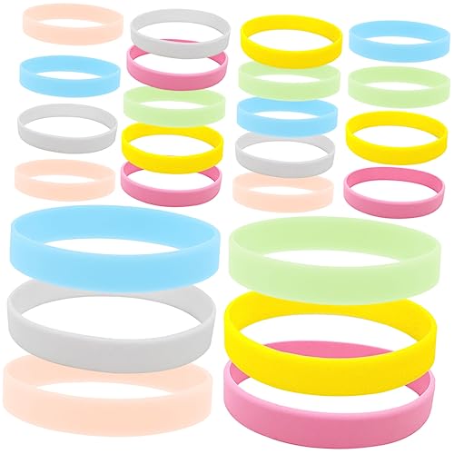 GARIOUANS 24 Stück Neon Silikon Armbänder Leuchtende Handgelenkarmbänder für Partys Festivals und Veranstaltungen Glow Armbänder in Farben für Jugendliche GARIOUANS 24 Stück Neon Silikon Armbänder Leuchtende Handgelenkarmbänder für Partys Festivals und Veranstaltungen Glow Armbänder in Farben für Jugendliche von GARIOUANS