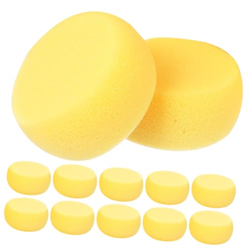 GARIOUANS 24 Stück Runde Gesichtsschwämme aus Hautfreundlichem Material Vielseitige Make Up Entferner Pads für Sanfte Reinigung Peeling und Tägliche Gesichtsreinigung für Unterwegs und von GARIOUANS