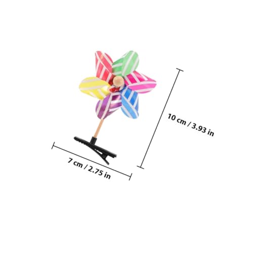 GARIOUANS 25 Stück Teiliges Windrad Haarklammern für Mädchen Leichte Sichere Haarspangen mit Verspieltem Windmühlen design für Teens Einfache Anwendung Bunte Farbmischung von GARIOUANS