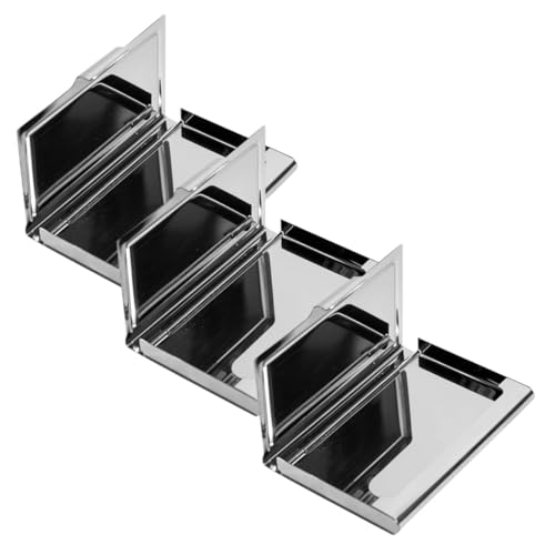 GARIOUANS 3 Stück Visitenkartenetui Teiliges Metall Kartenhalter Design Kratzfest Schutz Business Card Holder für Damen und für Reisen und Alltag von GARIOUANS