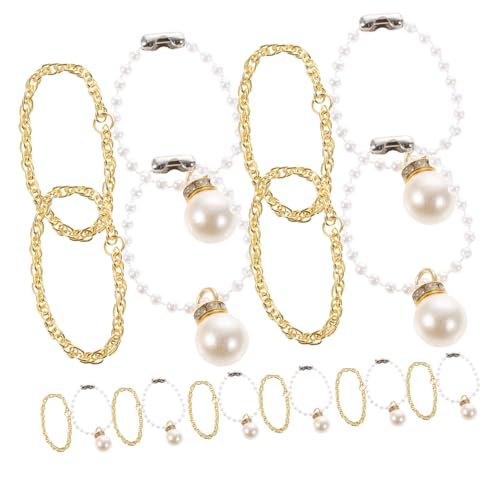 GARIOUANS 30 Stück Teiliges Mini Schmuckset für Kleine Mädchen Bunte Halsketten mit Perlen und Anhängern Kinderfreundlich Bequem Tragbar für Partys Kostüme und Tägliches Tragen von GARIOUANS