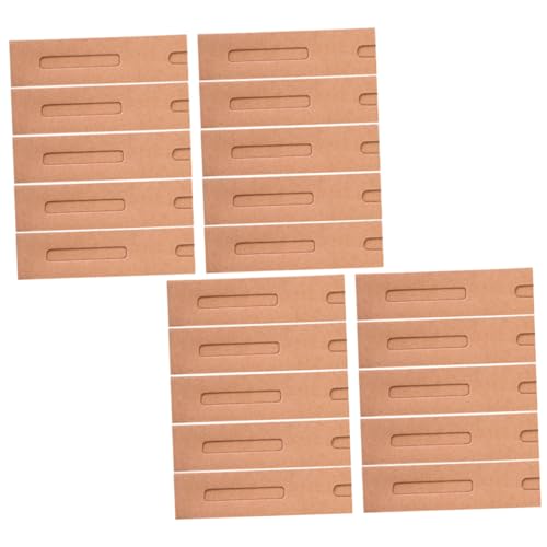 GARIOUANS 30Stücke Kraftpapier Stiftbeutel Robuste Stifthalter mit Fenster für und Schreibwarenorganisation GARIOUANS 30Stücke Kraftpapier Stiftbeutel Robuste Stifthalter mit Fenster für und Schreibwarenorganisation von GARIOUANS