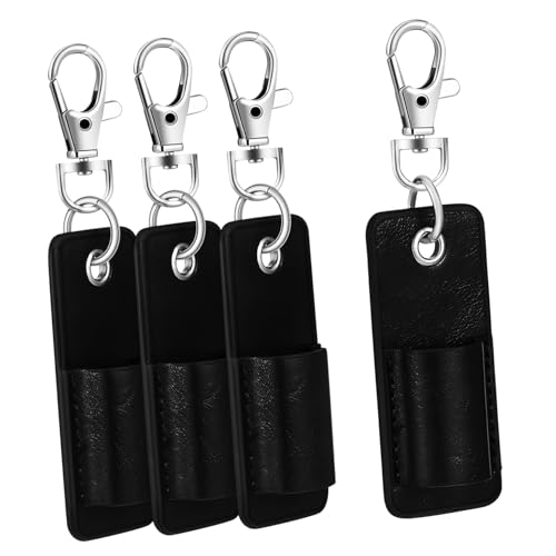 GARIOUANS 4 Stück Lanyard Stifthalter PU Leder Multifunktionale Taschen Schreibgeräte Organizer Robuste und Langlebige Stiftbeutel für Büro und Schule GARIOUANS 4 Stück Lanyard Stifthalter PU Leder Multifunktionale Taschen Schreibgeräte Organizer Robuste und Langlebige Stiftbeutel für Büro und Schule von GARIOUANS