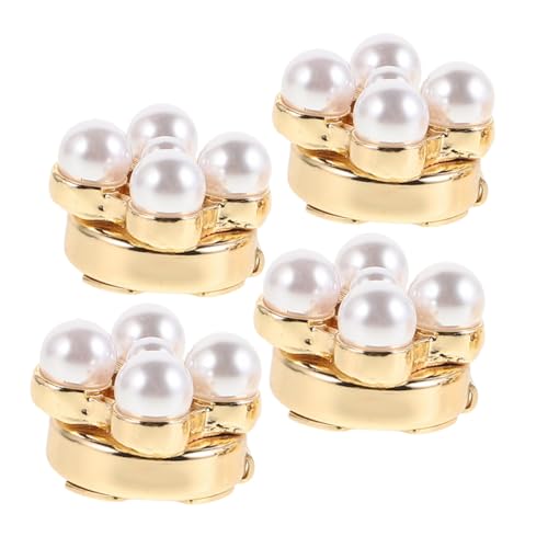 GARIOUANS 4 Stück Schöne Blumenmanschettenknöpfe mit Perlen Robuste Legierung Modische Schmuck button clips DIY Hemdverzierung für Damen Langlebige Stilvolle Ärmelknöpfe GARIOUANS 4 Stück Schöne Blumenmanschettenknöpfe mit Perlen Robuste Legierung Modische Schmuck button clips DIY Hemdverzierung für Damen Langlebige Stilvolle Ärmelknöpfe von GARIOUANS