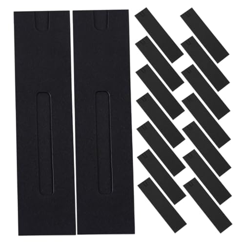 GARIOUANS 50 Stück Papier-füllfederhalter-etuis mit Sichtfenster Schwarze Stabile Papierhüllen Einzelner Stifteschutz für Büro Schule und Geschenkverpackung Leicht und Handlich für Unterwegs von GARIOUANS