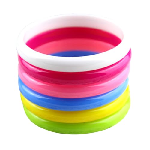 GARIOUANS 48stücke Kunststoffarmreifen Für Junge Mädchen Mädchenarmreifen Party Favors Armreif Mit Gelee-farben Süße Schmuck Accessoires Für Geburtstage Und Feiern von GARIOUANS