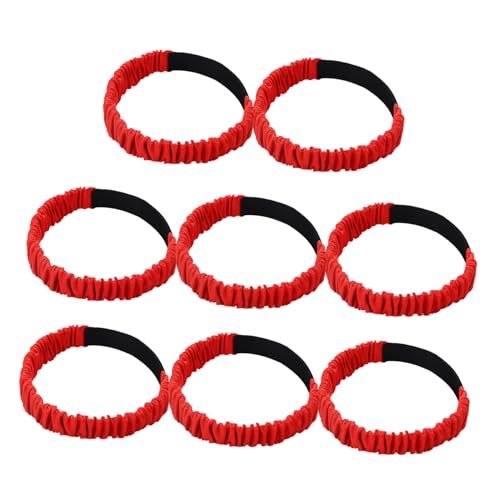 GARIOUANS 8 Stück Teiliges Bunte Elastische Dreibein-rennbänder für Erwachsene Sichtbare Bein-bindebänder für Teamrennen Kooperative Outdoor-spiele und Feldtag-events von GARIOUANS